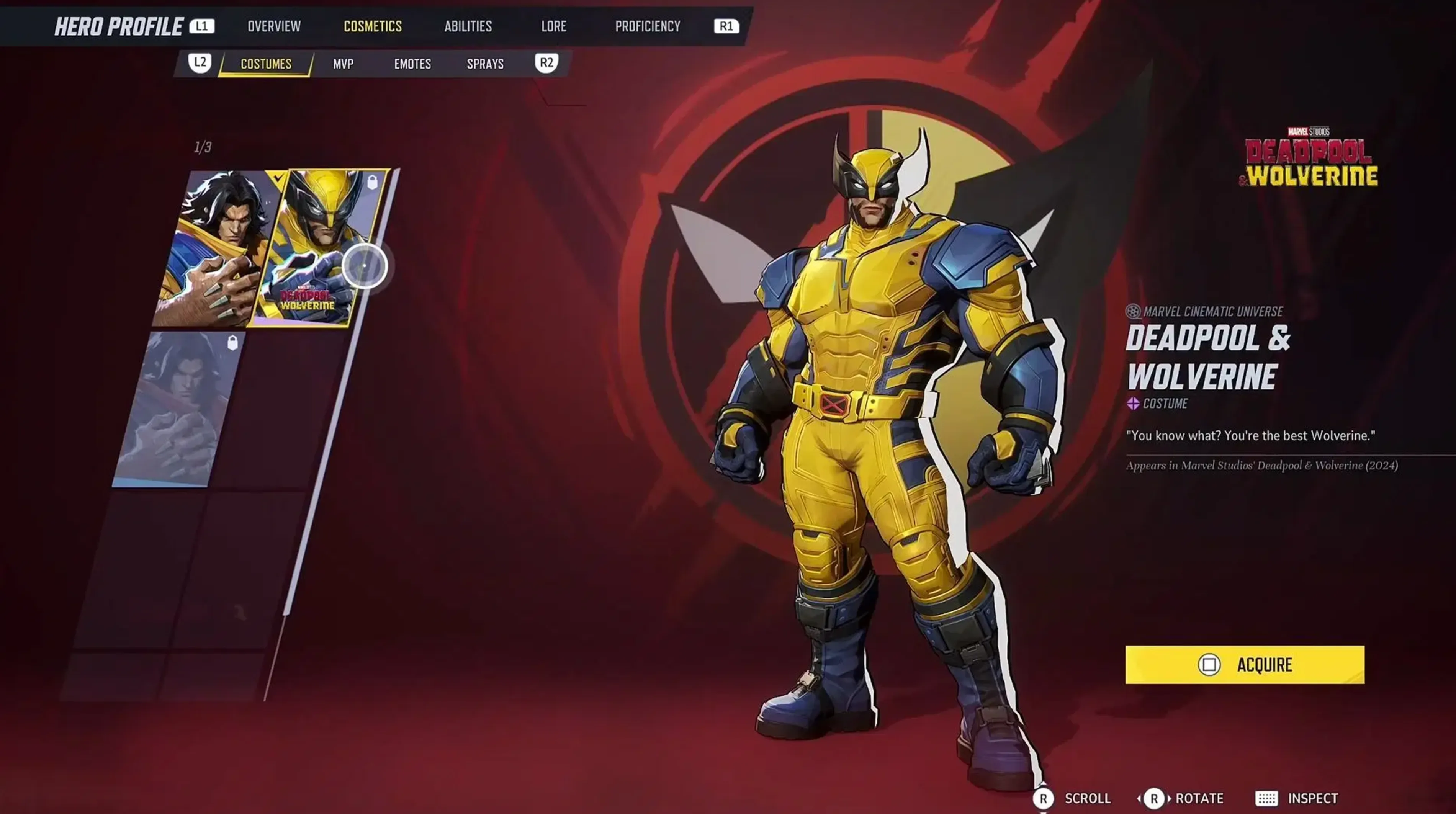 Deadpool and Wolverine skin